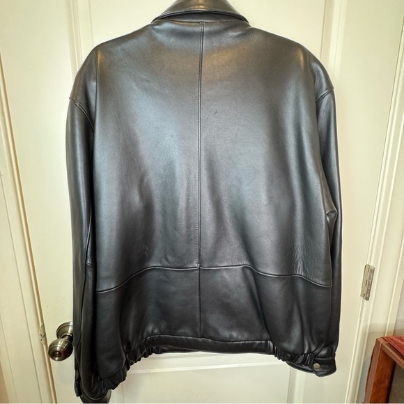 J Park Collection Men’s Lambskin Leather Coat Size L - Picture 8 of 17